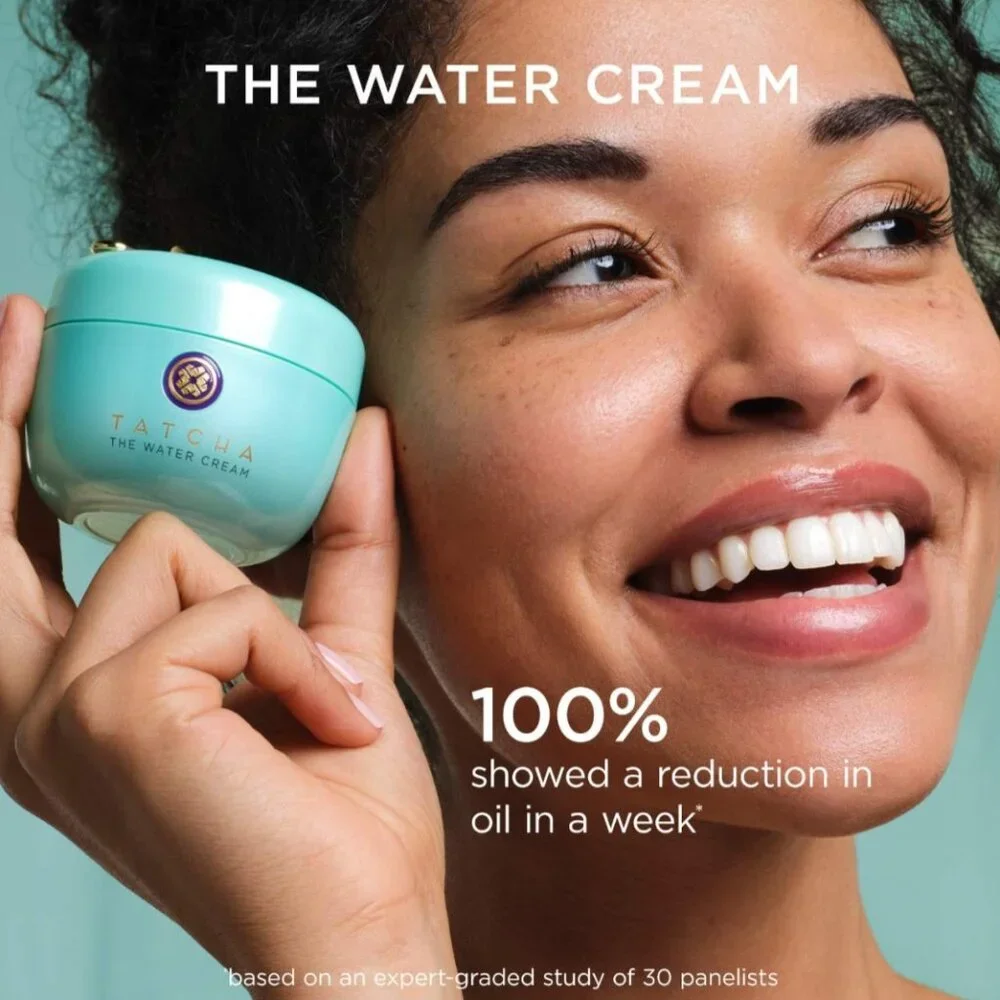 Tatcha Water Cream Matcha Deep Cleanse with Oil Cleanser Travel Set